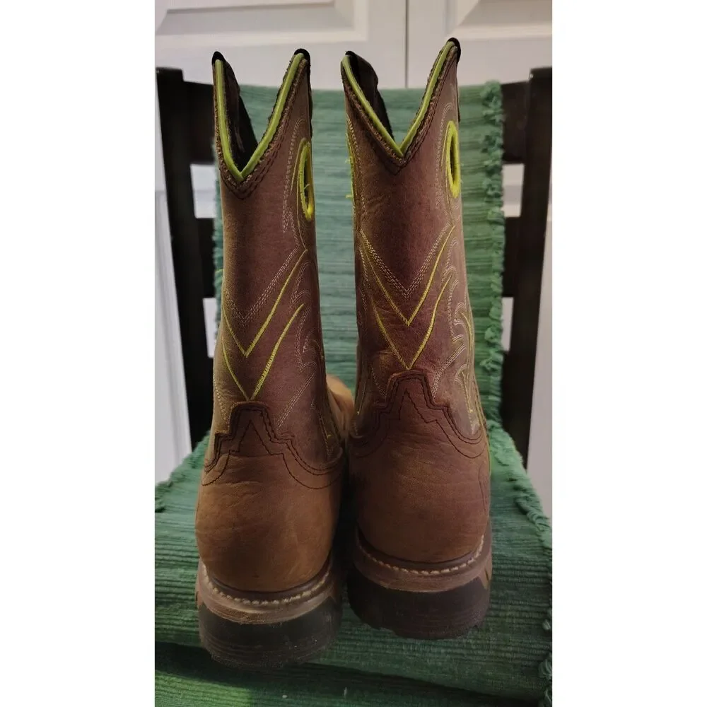 Dan Post Men's Storms Eye Waterproof EH Western Work Boots 8M